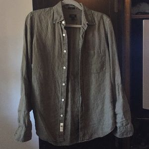 J Crew 100% Irish linen shirt